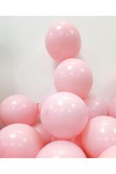 Beysüs Pembe Makaron Balon Soft Pastel Doğum Günü Balonu 10 Adet - 1