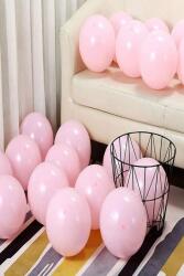 Beysüs Pembe Makaron Balon Soft Pastel Doğum Günü Balonu 10 Adet - 2