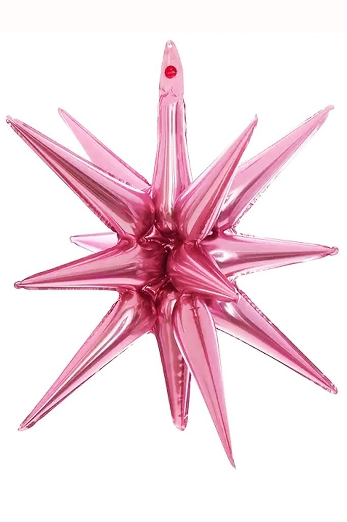 Beysüs Pembe Starburst Kutup Yıldızı Folyo Balon - 1