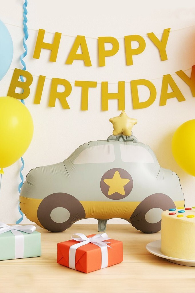 Beysüs Retro Araba Folyo Balon - Beysüs