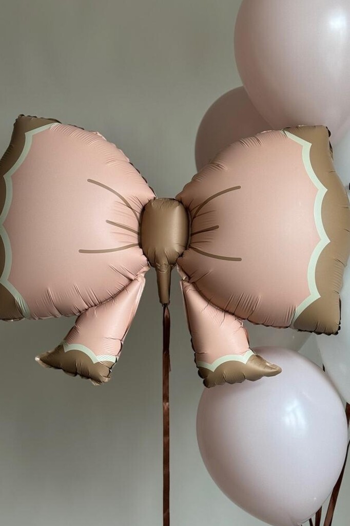 Beysüs Retro Fiyonk Folyo Balon Pembe - 7