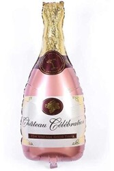Beysüs Rose Gold Şampanya Şişesi Şekilli Folyo Balon - Beysüs