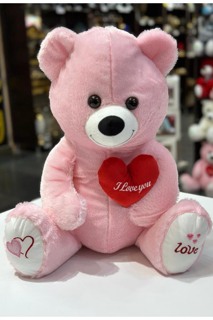 Beysüs Sevimli Peluş Ayıcık Pembe 47 cm - 1