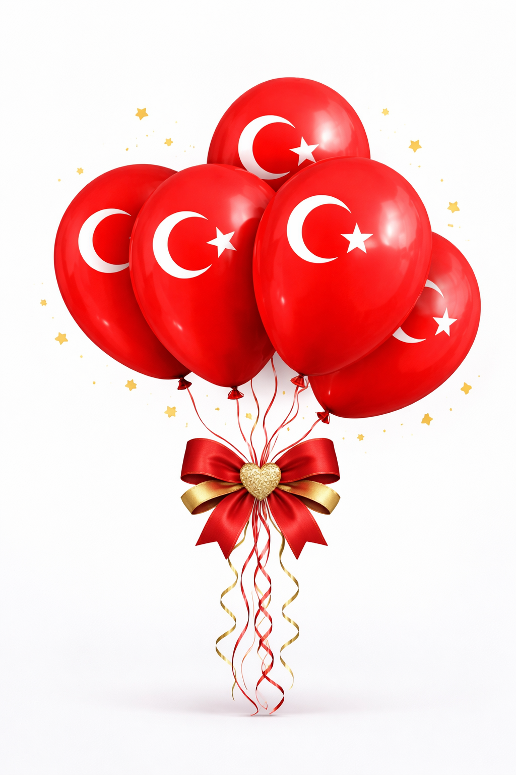 Beysüs Türk Bayrağı Lateks Balon 8'Li