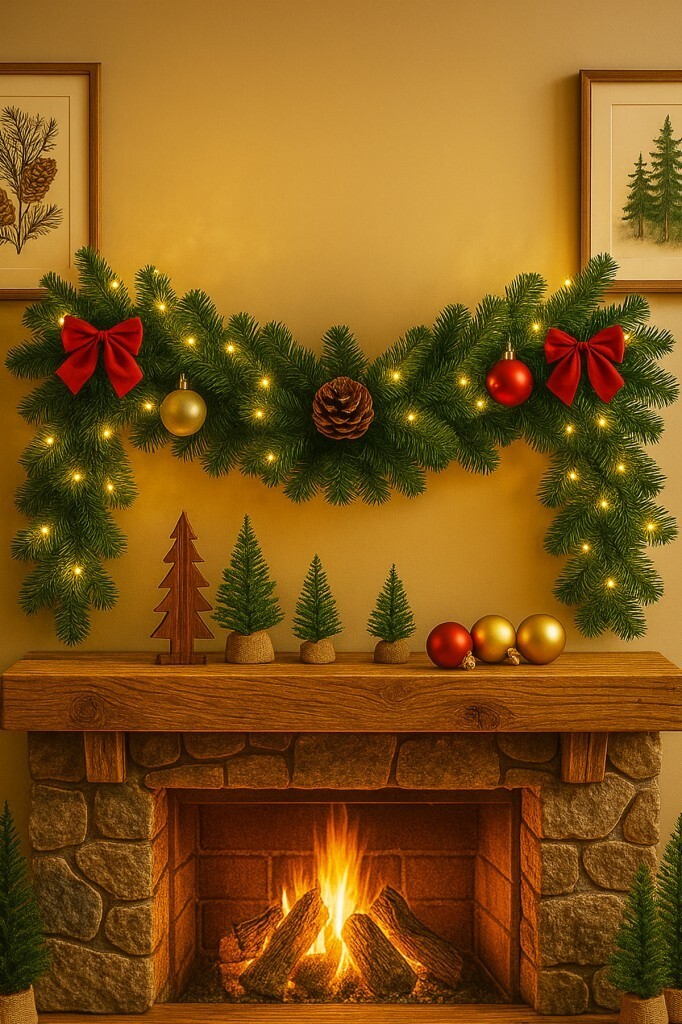 Beysüs Yeni Yıl Yeşil Çam Garland 270 cm - 3