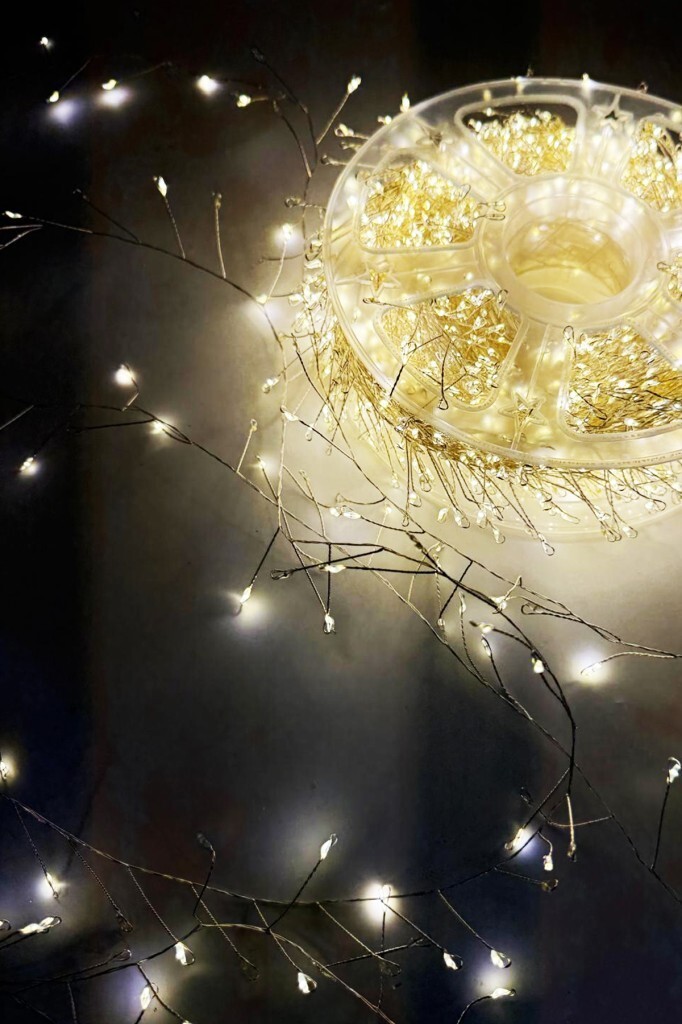 Beysüs Yılbaşı Ağacı 30 Metre Dallı LED Tel Işık Gün Işığı Kumandalı Fonksiyonlu Peri Led - 2