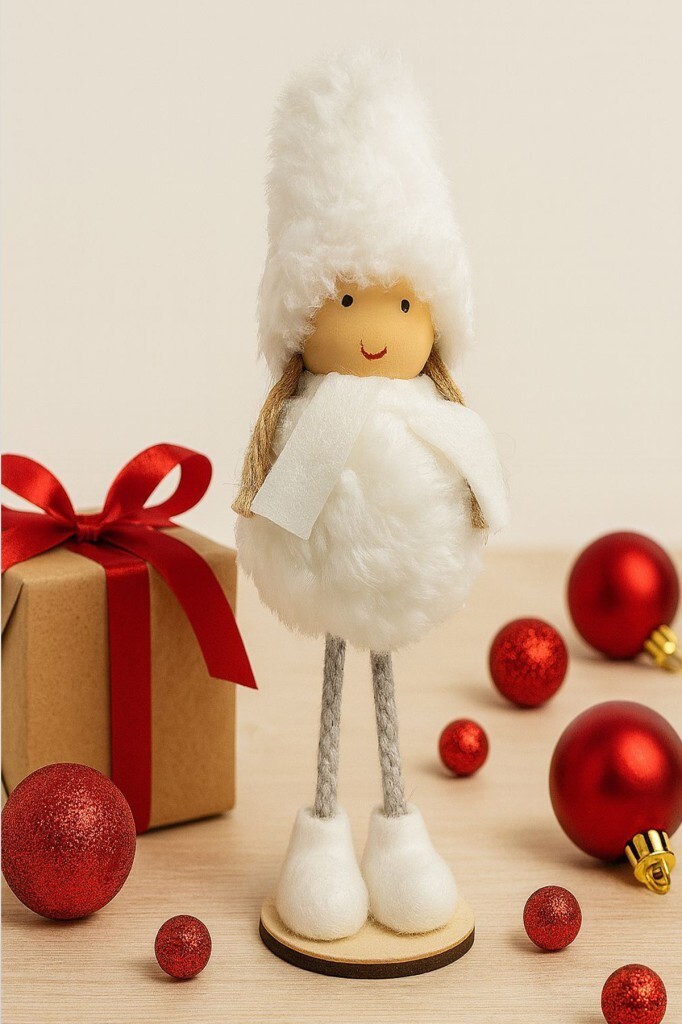 Beysüs Yılbaşı Çam Ağacı Süsü Dilek Perisi Beyaz 20 cm - 3