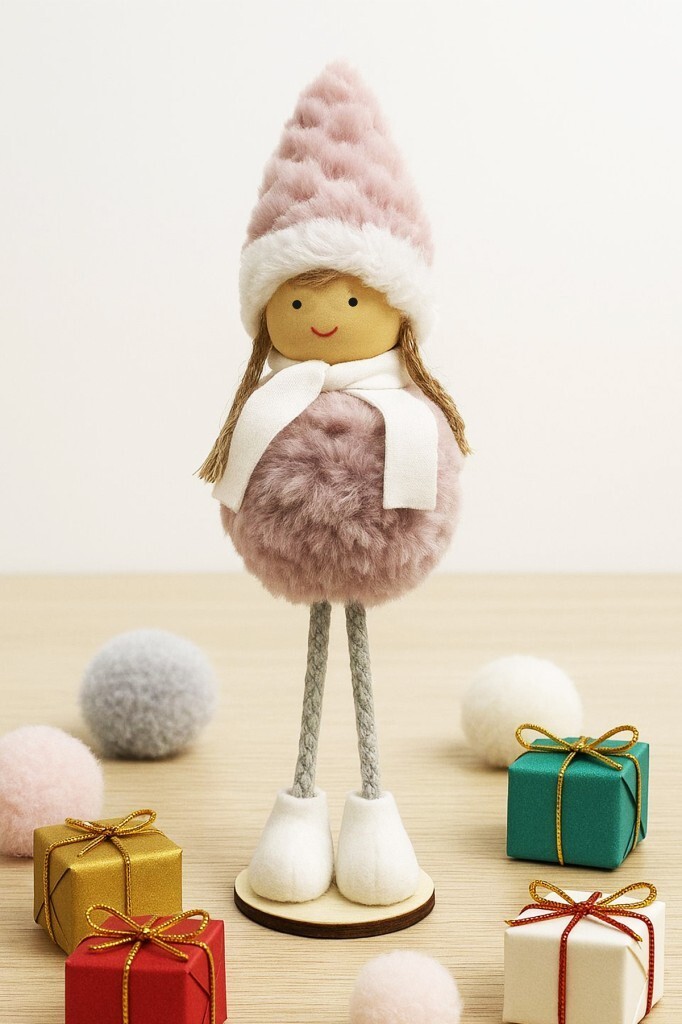 Beysüs Yılbaşı Çam Ağacı Süsü Dilek Perisi Pembe 20 cm