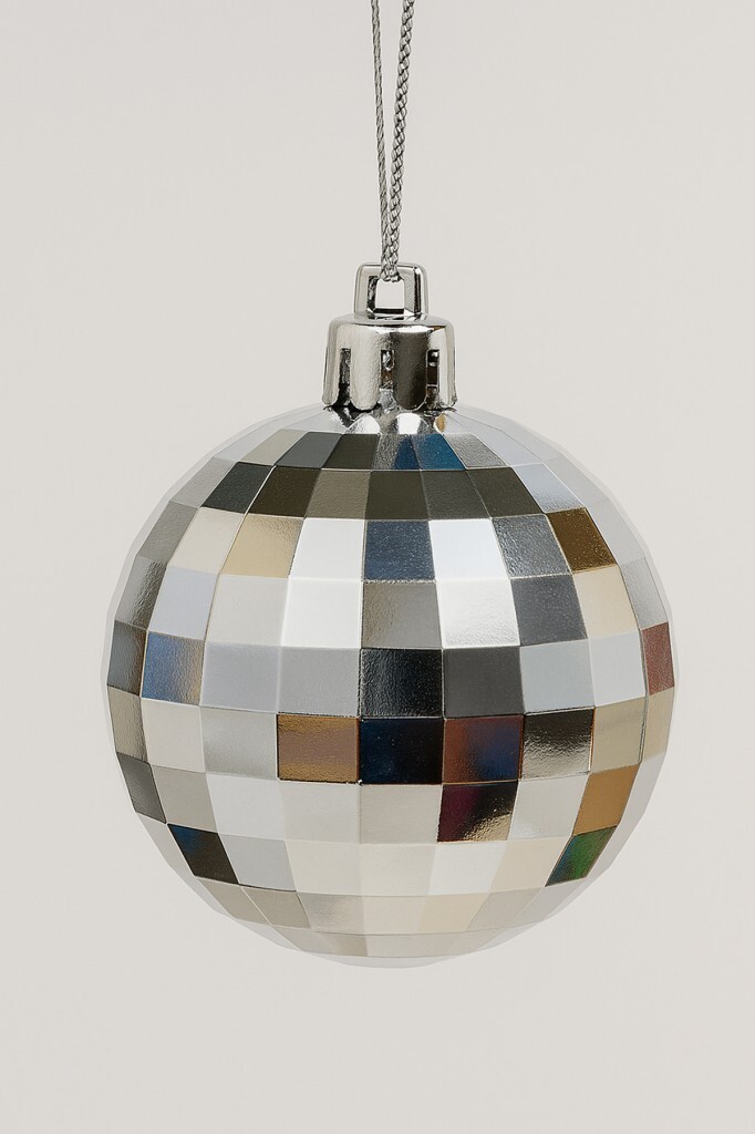 Beysüs Yılbaşı Çam Ağacı Süsü Disko Topu Görünümlü 4 cm 6 lı - 2