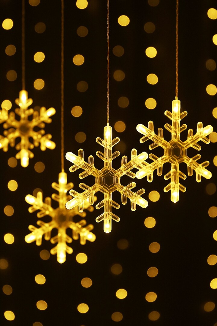 Beysüs Yılbaşı Çam Ağacı Süsü Kartanesi Perde Led Gün Işığı - 2