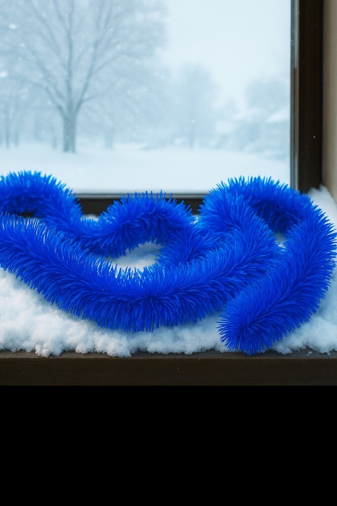 Beysüs Yılbaşı Çam Ağacı Süsü Sim 2 m Mavi - 1