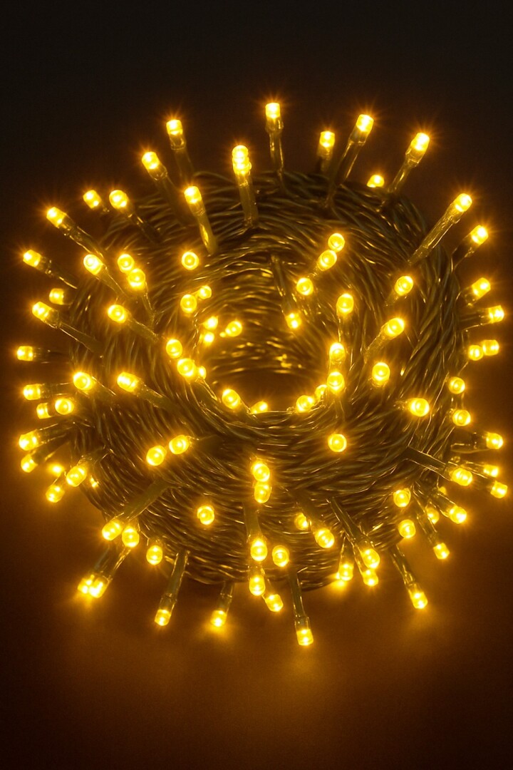 Beysüs Yılbaşı Led Işık Yeşil Kablolu Eklemeli Gün Işığı 9 m - 4