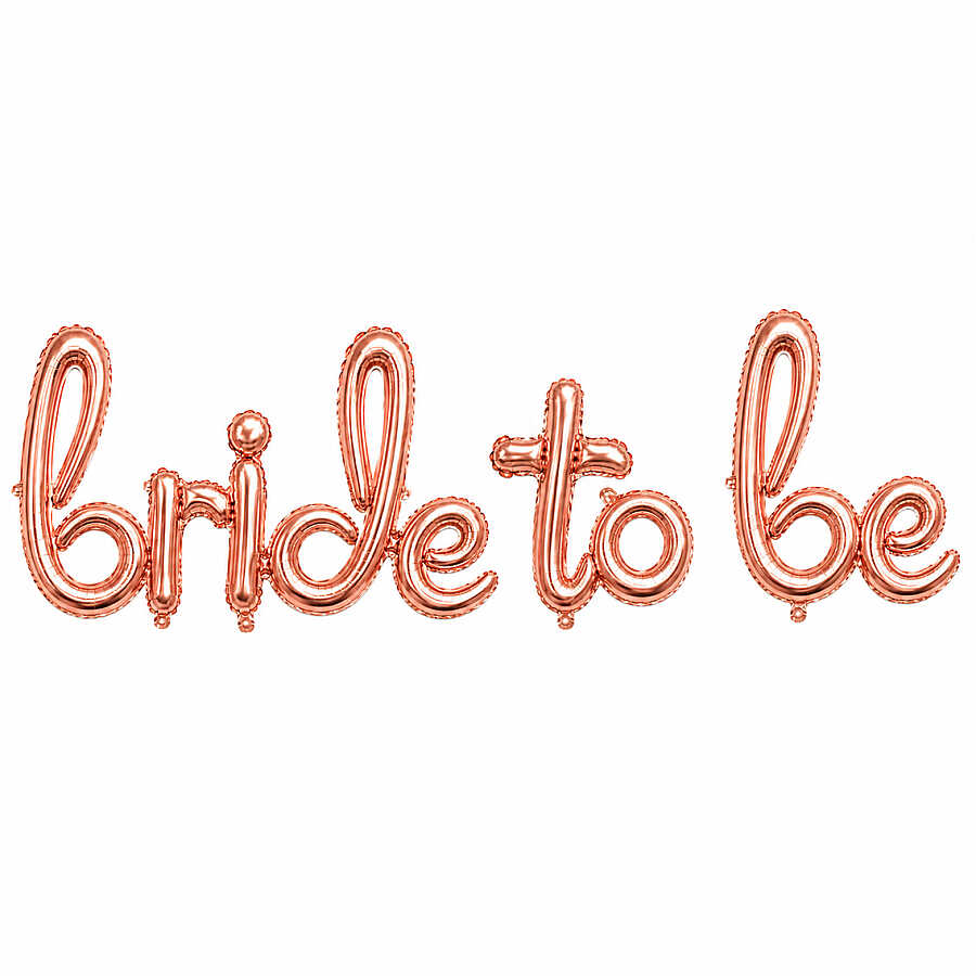 Bride To Be El Yazısı 3 Parça Folyo Balon