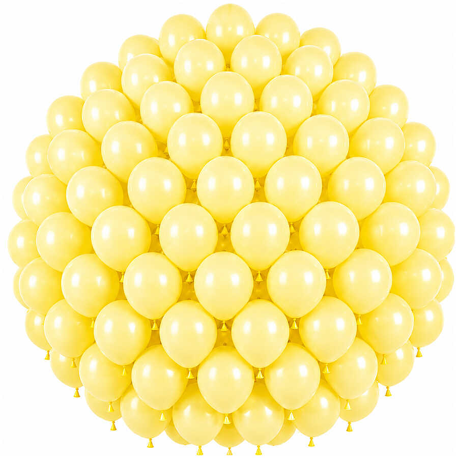 Fil Dişi Renk Lateks Pastel Balon (30 cm) - 100 Adet
