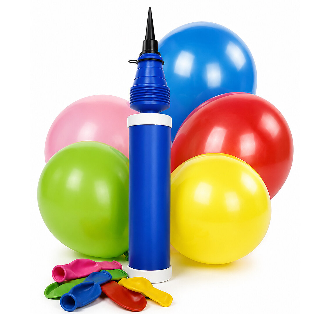 Gemar İthal Lüks El Balon Pompası Mavi 