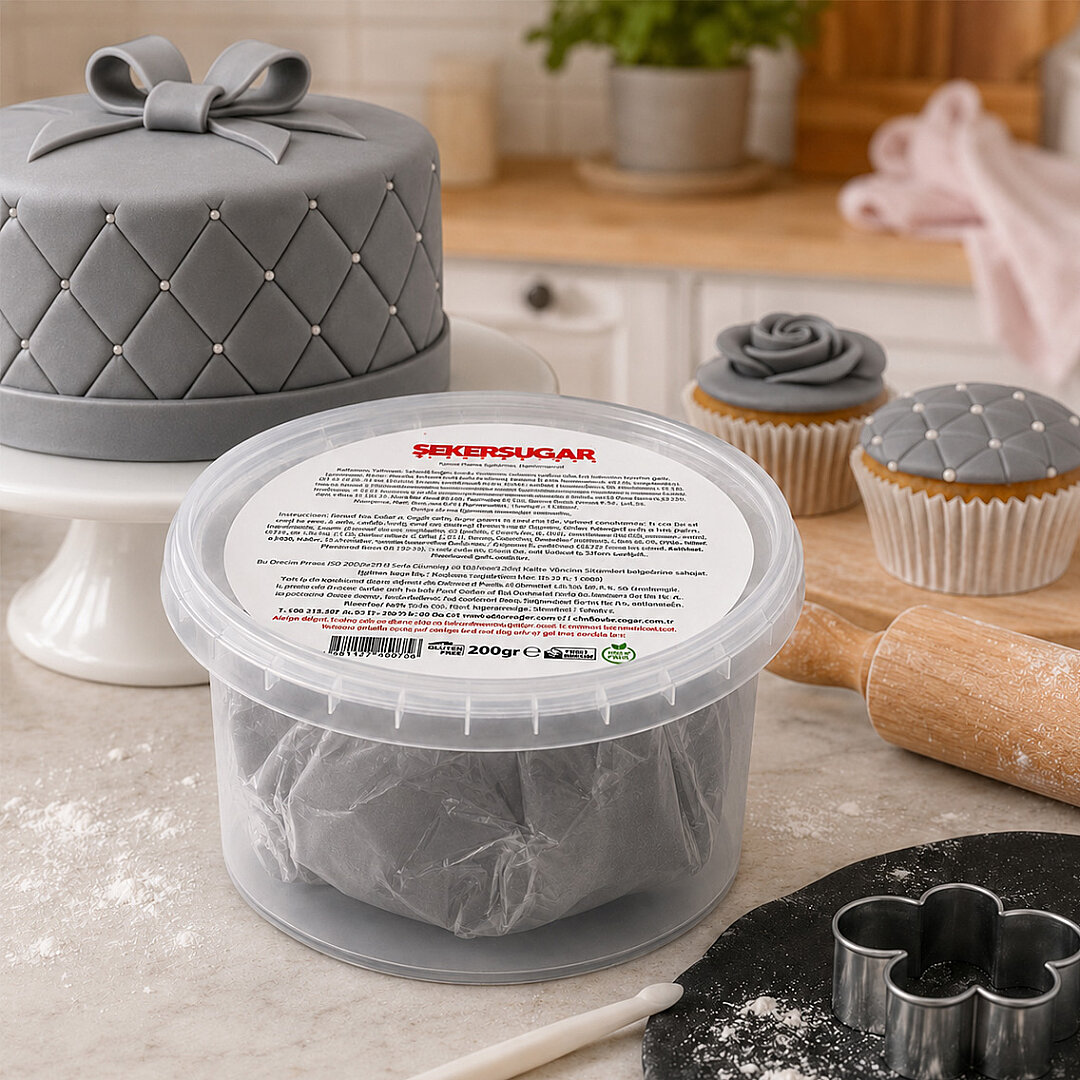 Gri Şeker Hamuru 200 g 