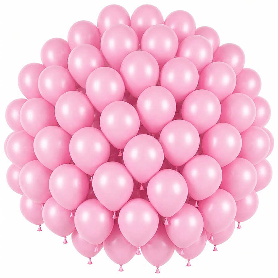 Gül Kurusu Renk Lateks Pastel Balon (30 cm) - 50 Adet