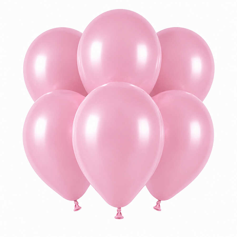 Gül Kurusu Renk Lateks Pastel Balon (30 cm) - 6 Adet