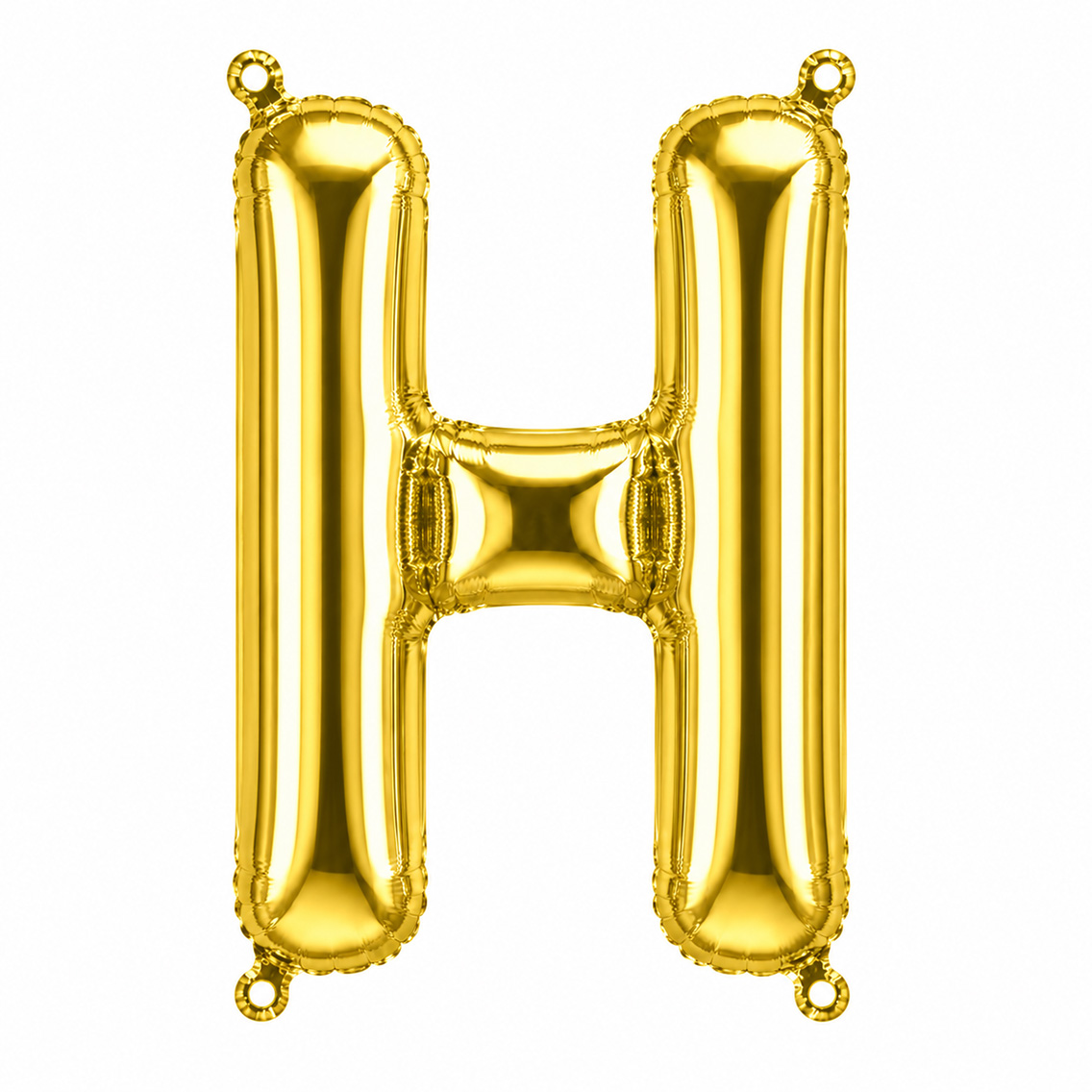H Harfi Folyo Balon Altın Rengi (36 cm)