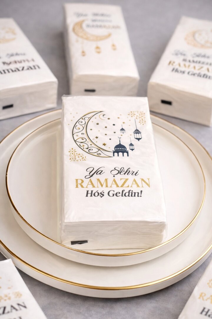 Hoş Geldin Ya Şehri Ramazan 25'li Peçete 