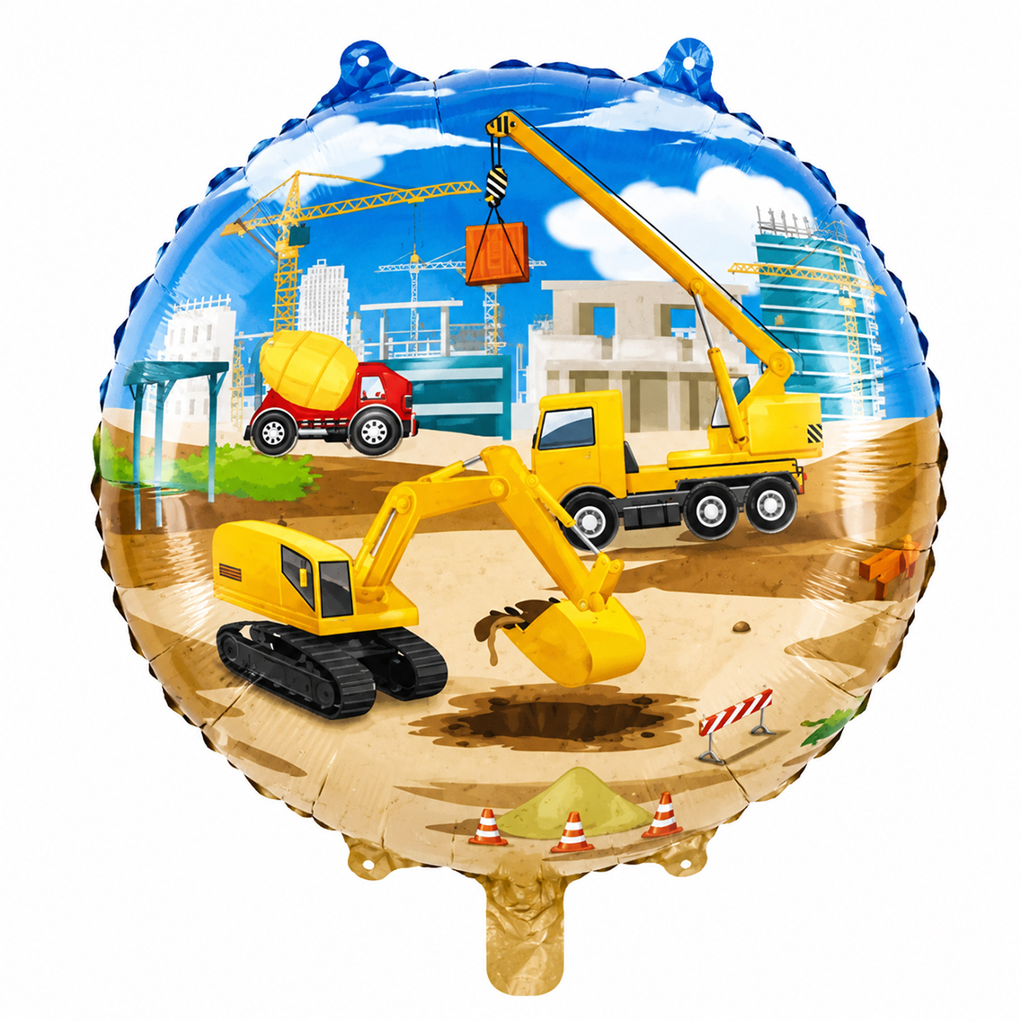 İnşaat Temalı Folyo Balon