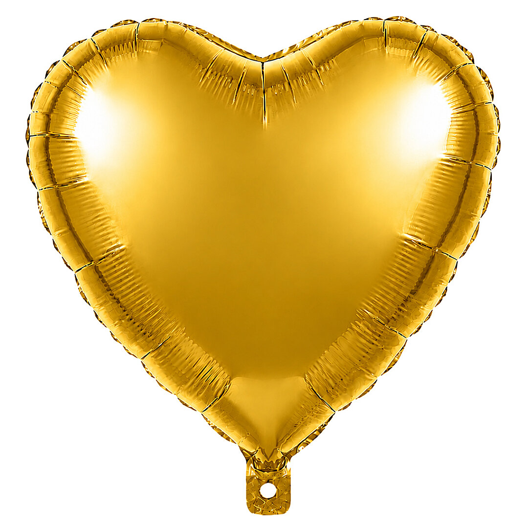 Kalp Folyo Balon Gold 24 inc 