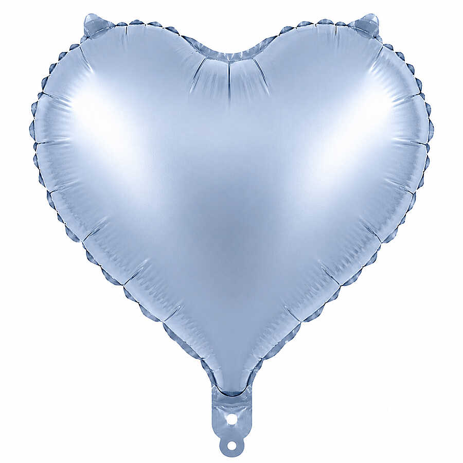Kalp Folyo Balon Mavi (18 inc)