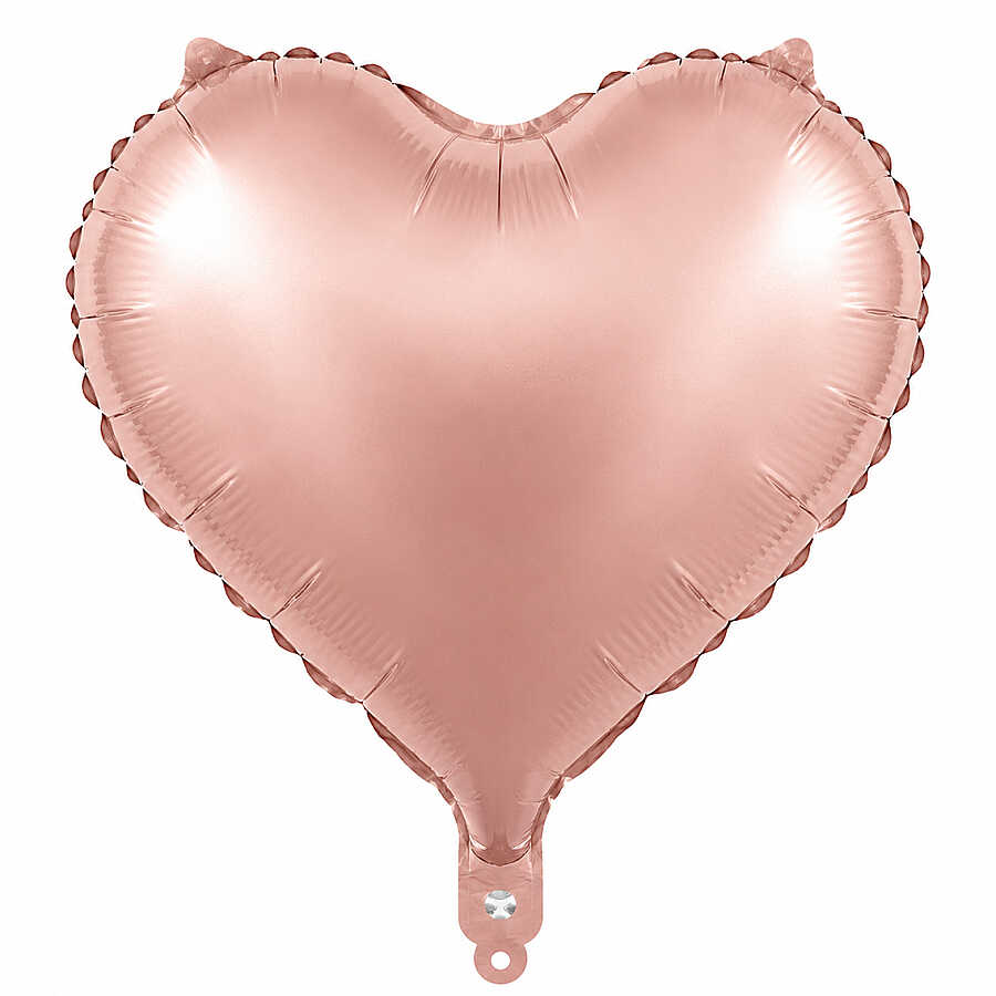 Kalp Folyo Balon Pembe (18 inc)