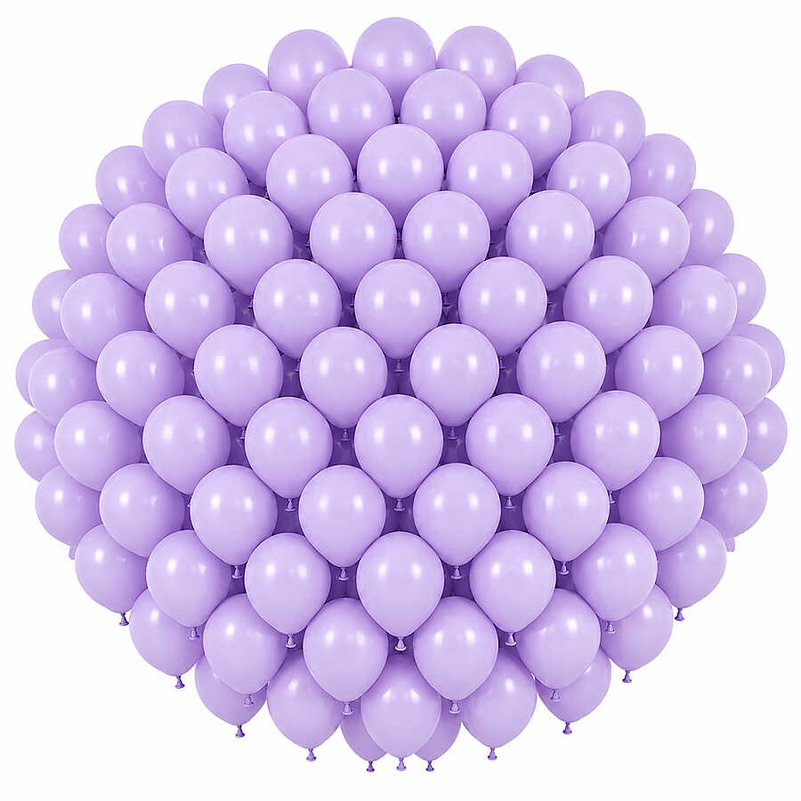 Lila Renk Lateks makaron Balon (30 cm) - 100 Adet