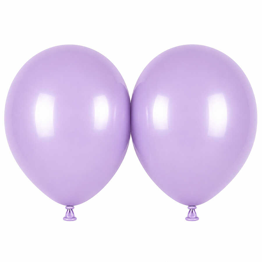 Lila Renk Lateks makaron Balon (45 cm) - 2 Adet