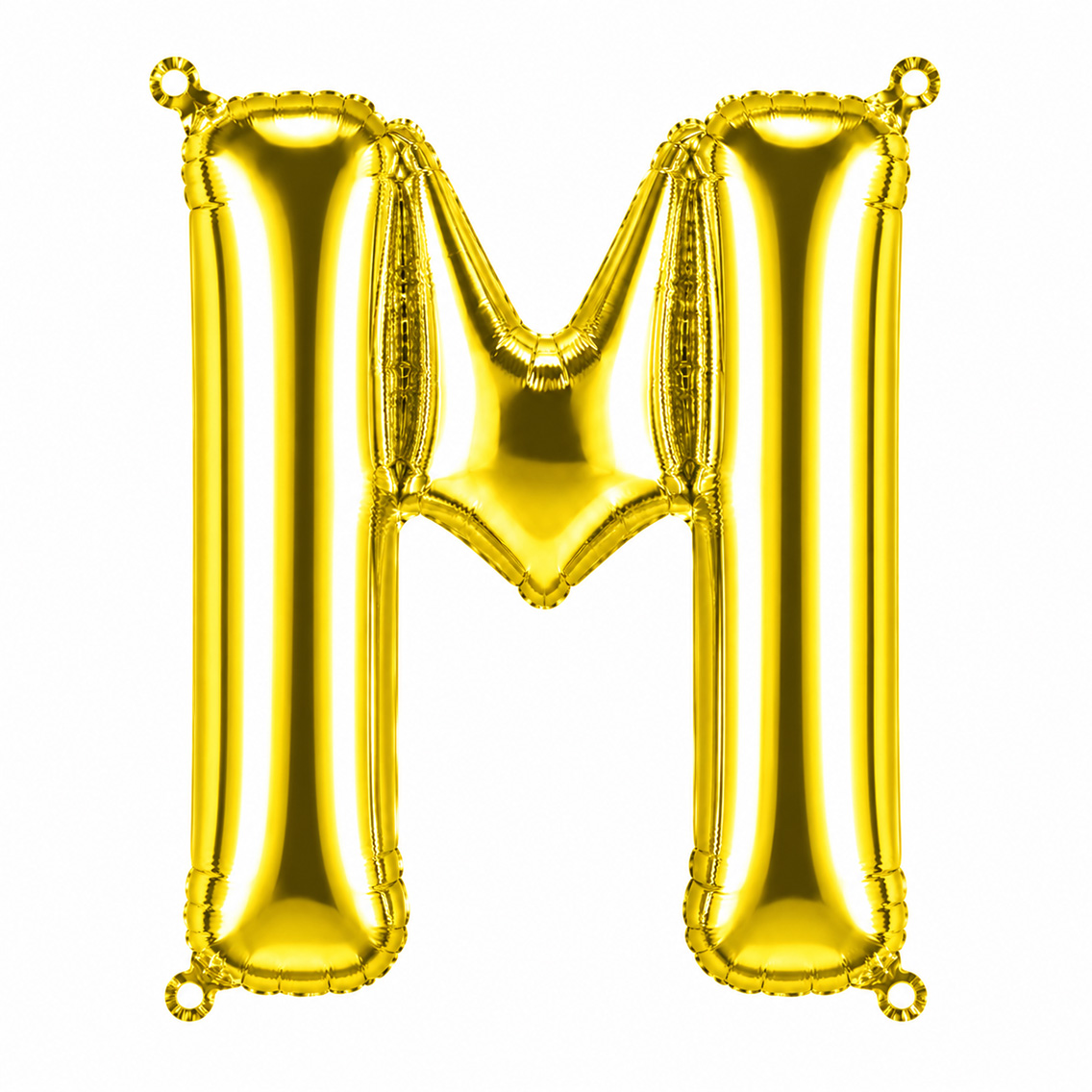 M Harfi Folyo Balon Altın Rengi (36 cm)