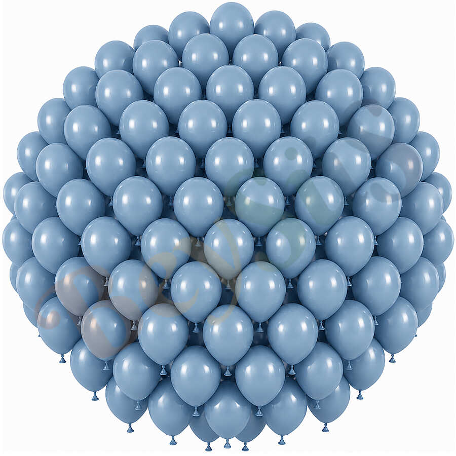 Mavi Cam Renk Lateks Retro Balon (30 cm) - 100 Adet