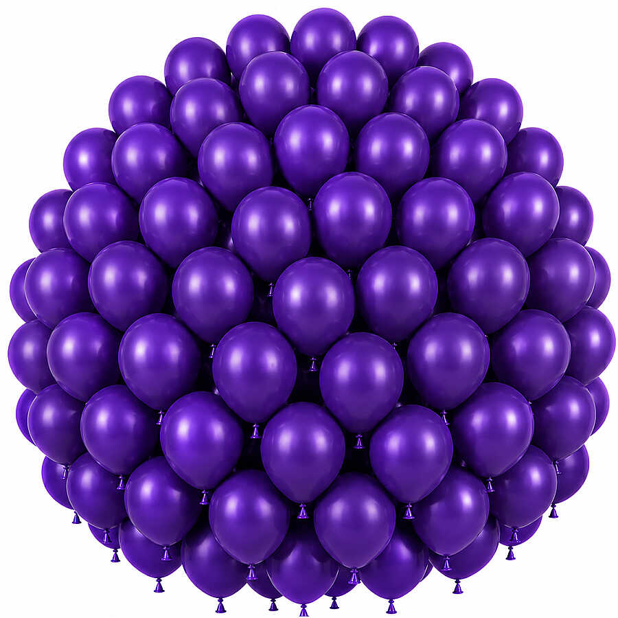 Mor Renk Lateks Pastel Balon (30 cm) - 100 Adet
