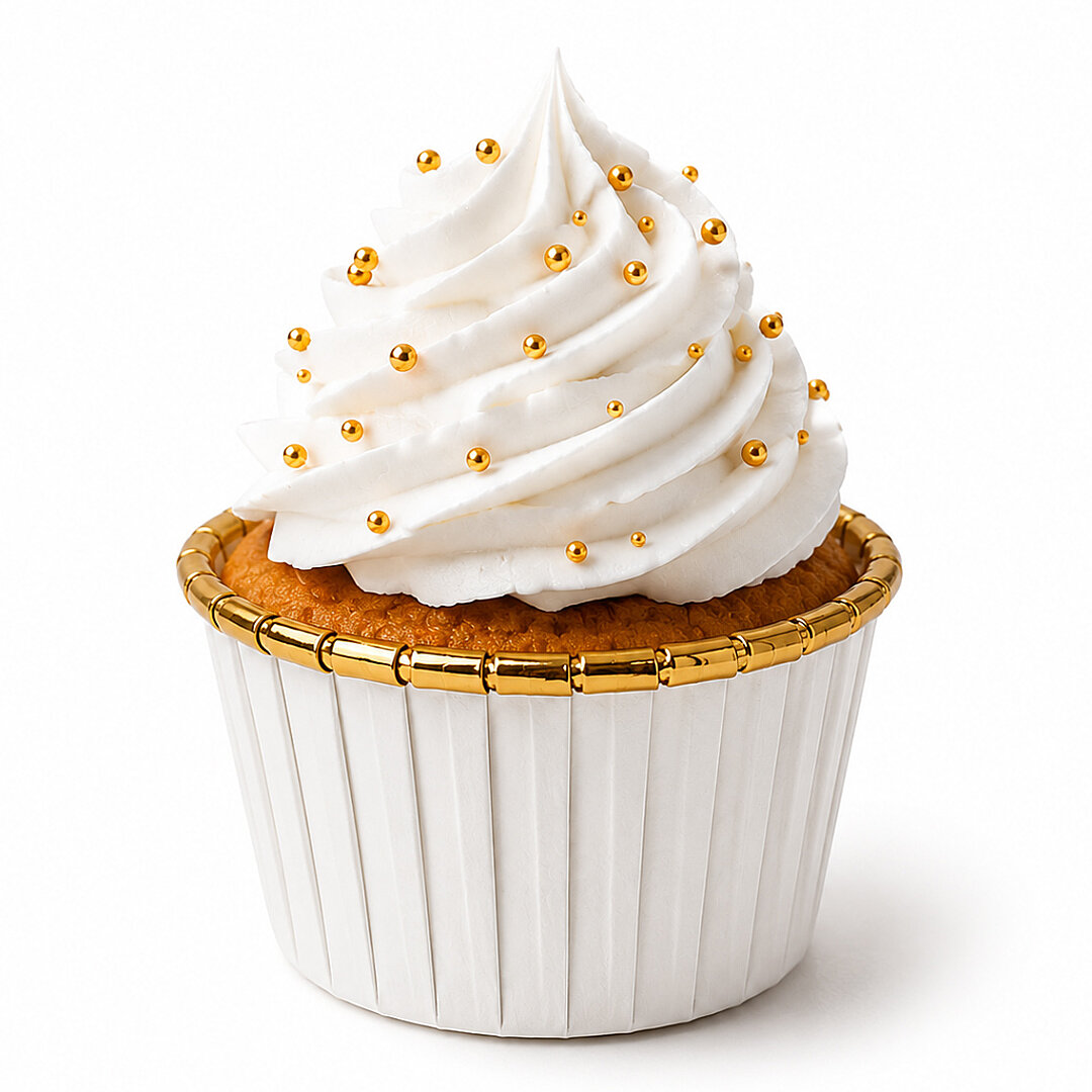 Muffin Kalıbı 25'li Beyaz - Beysüs