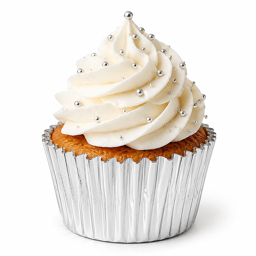 Muffin Kalıbı 25'li Gümüş - Beysüs