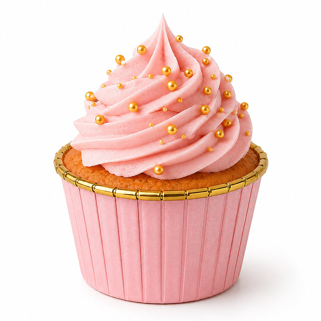 Muffin Kalıbı 25'li Pembe - Beysüs