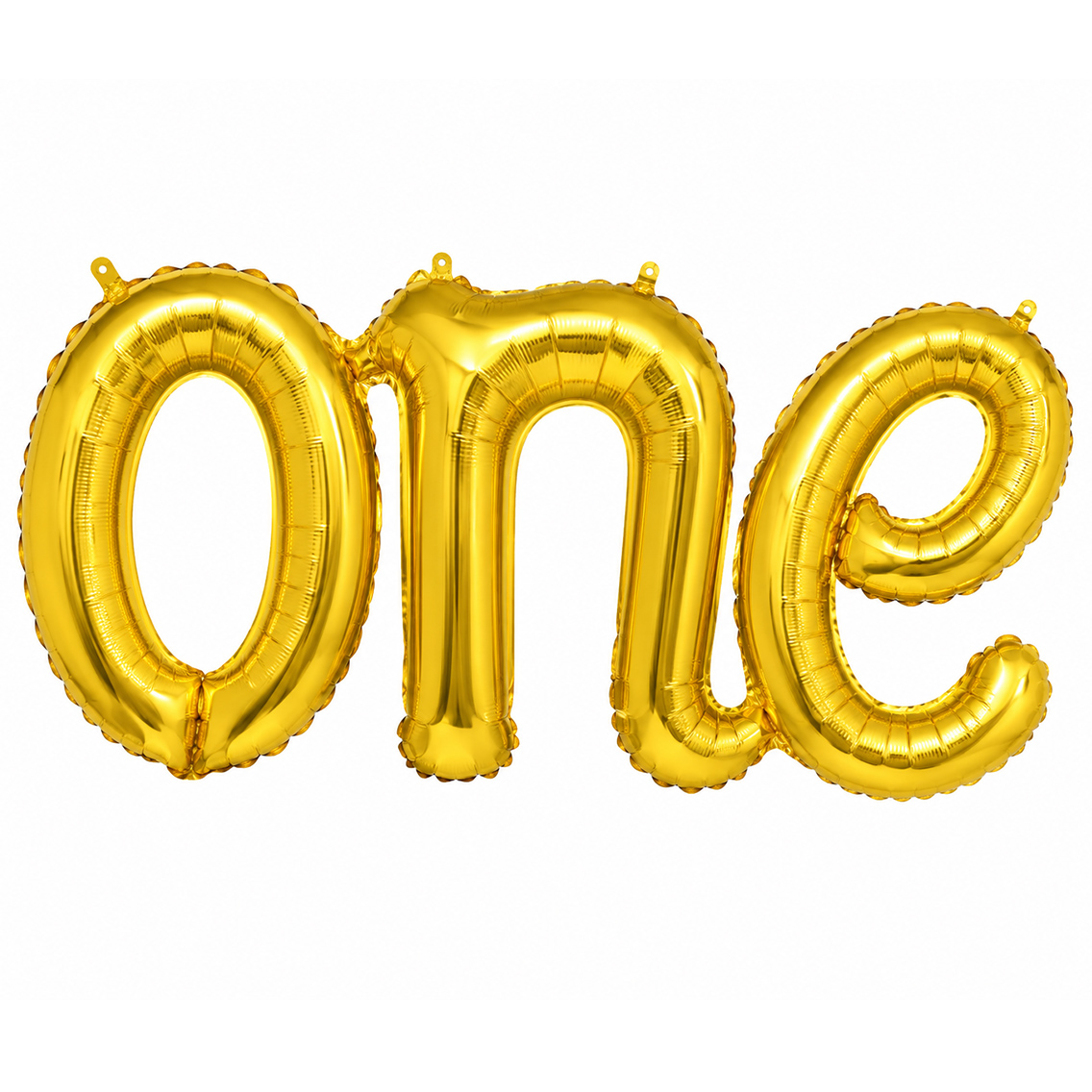 One Yazısı Gold Folyo Balon