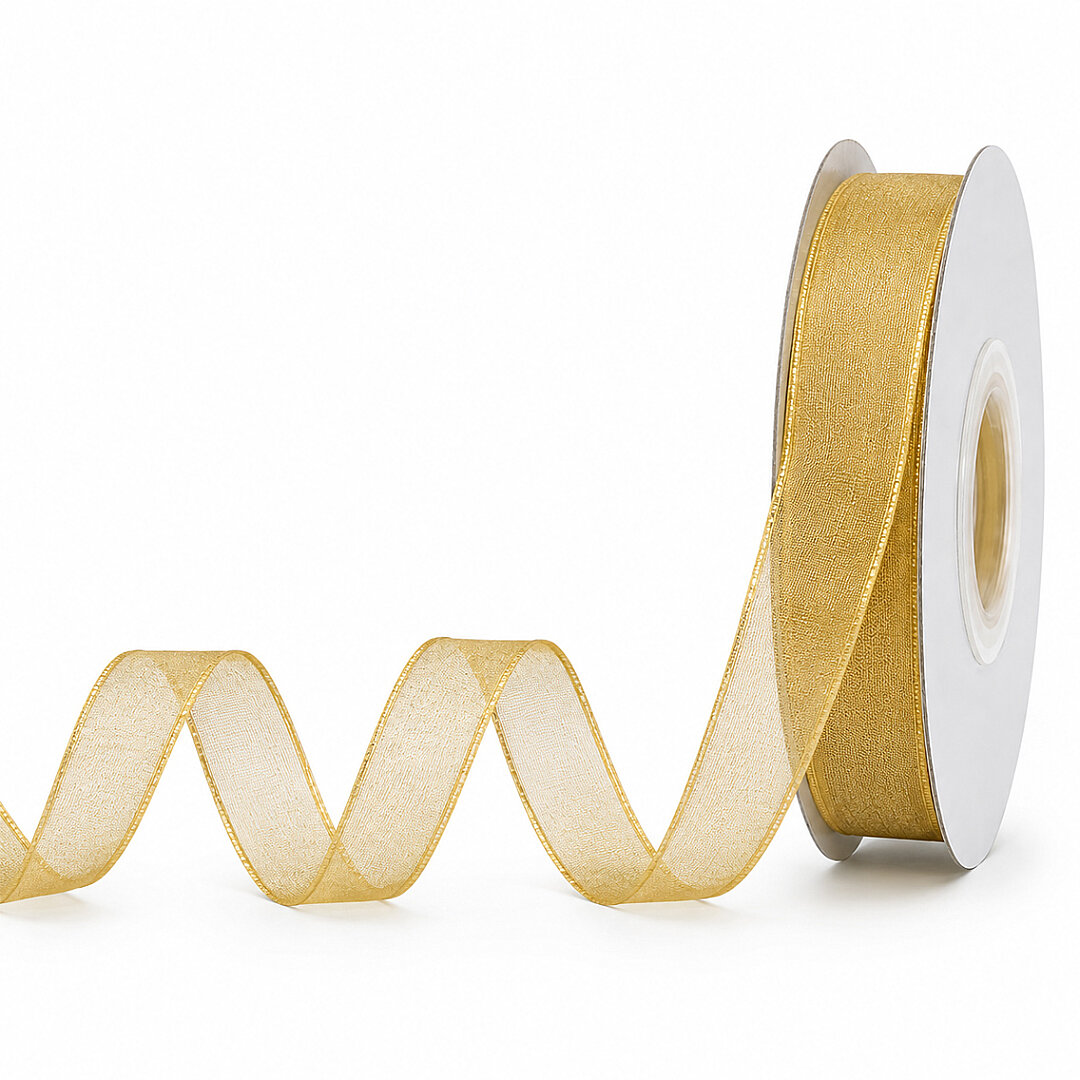Organze Kurdele 20 mm Gold 