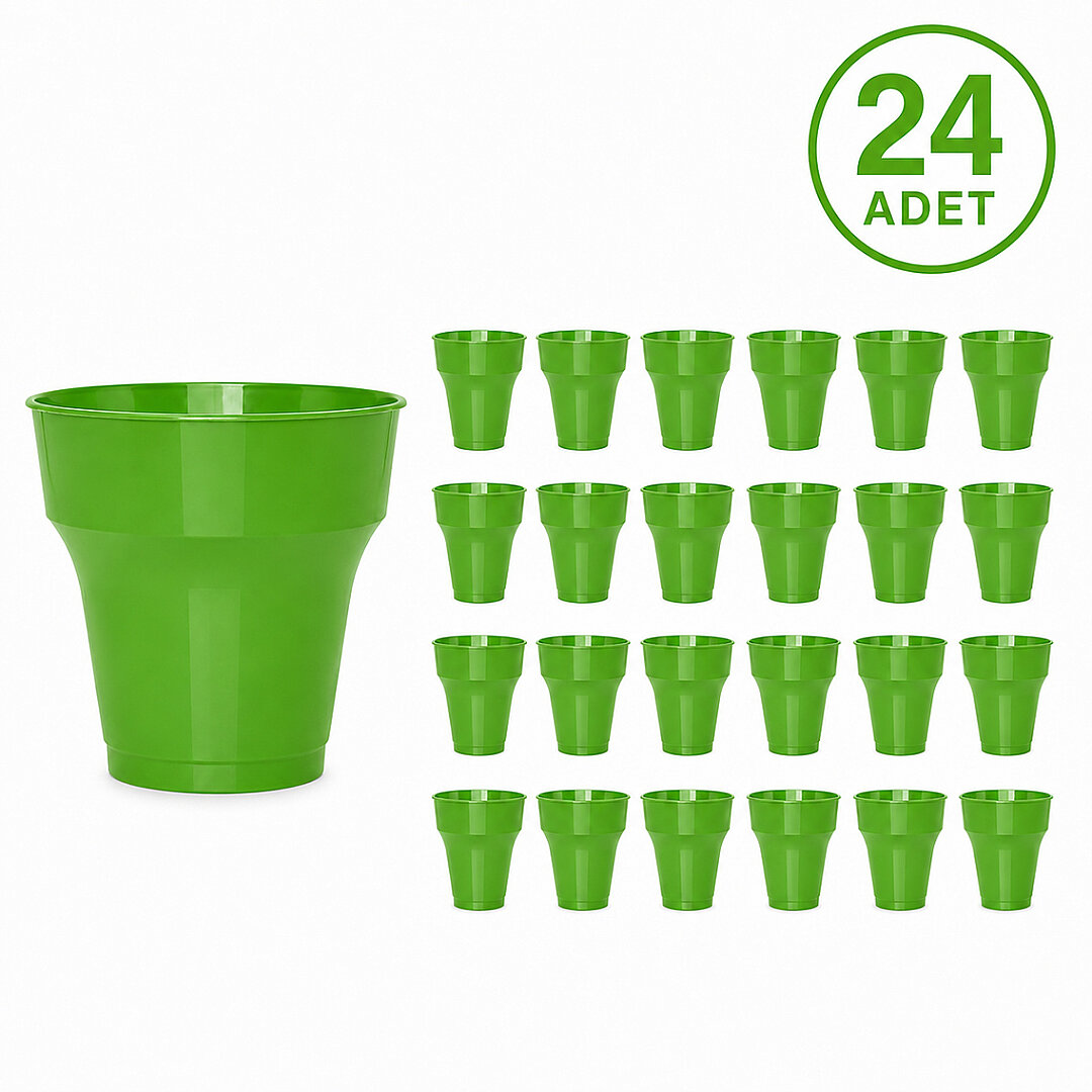 Parti Plastik Bardak 24'lü Yeşil 