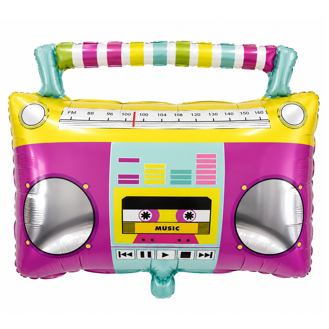 Pembe Radyo Folyo Balon