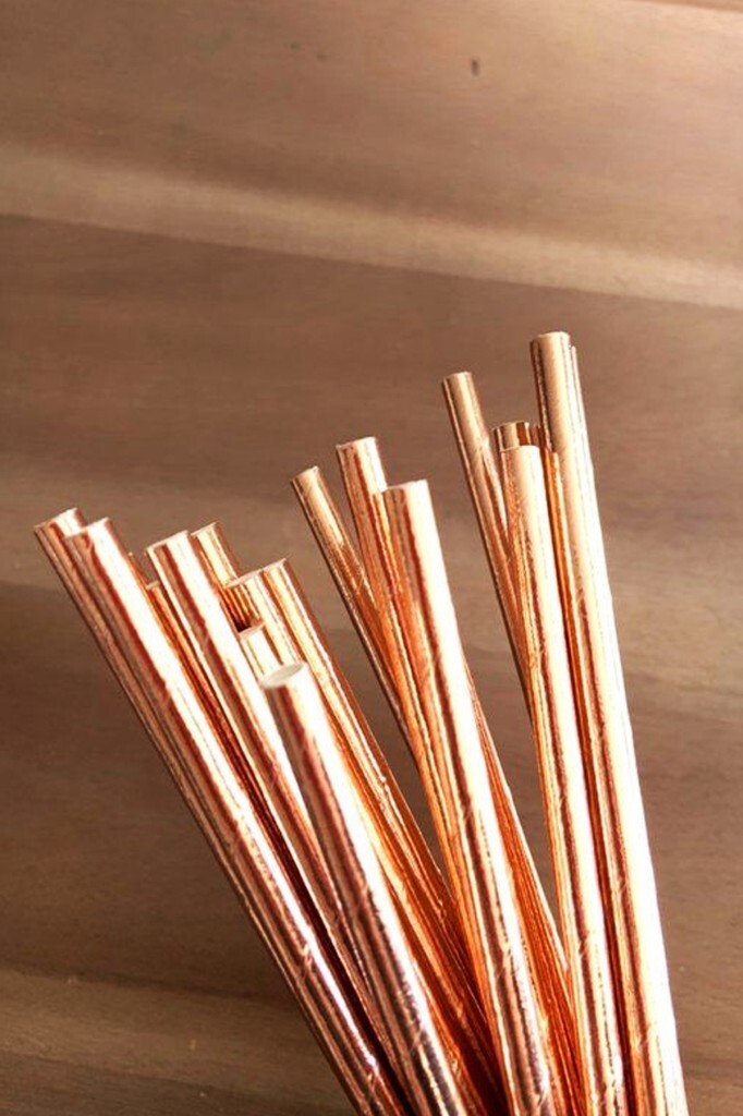 Pipet Kağıt Rose Gold 25 li - 2