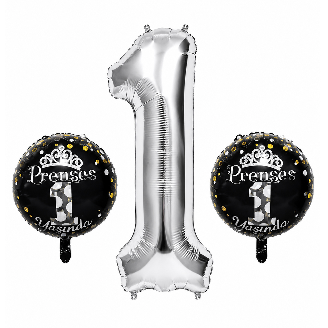 Prenses 1 Yaşında Set Folyo Balon