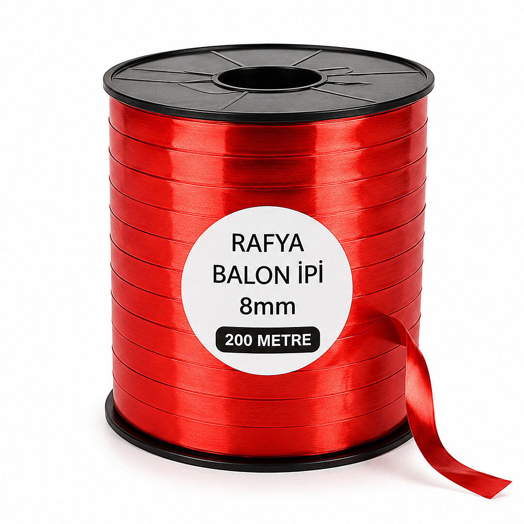 Rafya İp Kırmızı 200 m 