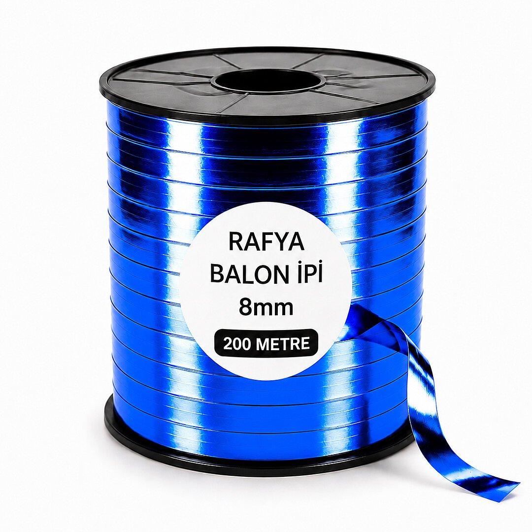 Rafya İp Parlak Mavi 200 m 