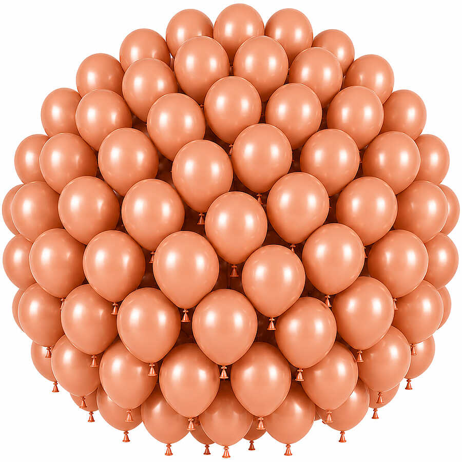 Rose Gold Renk Lateks Pastel Balon (30 cm) - 100 Adet