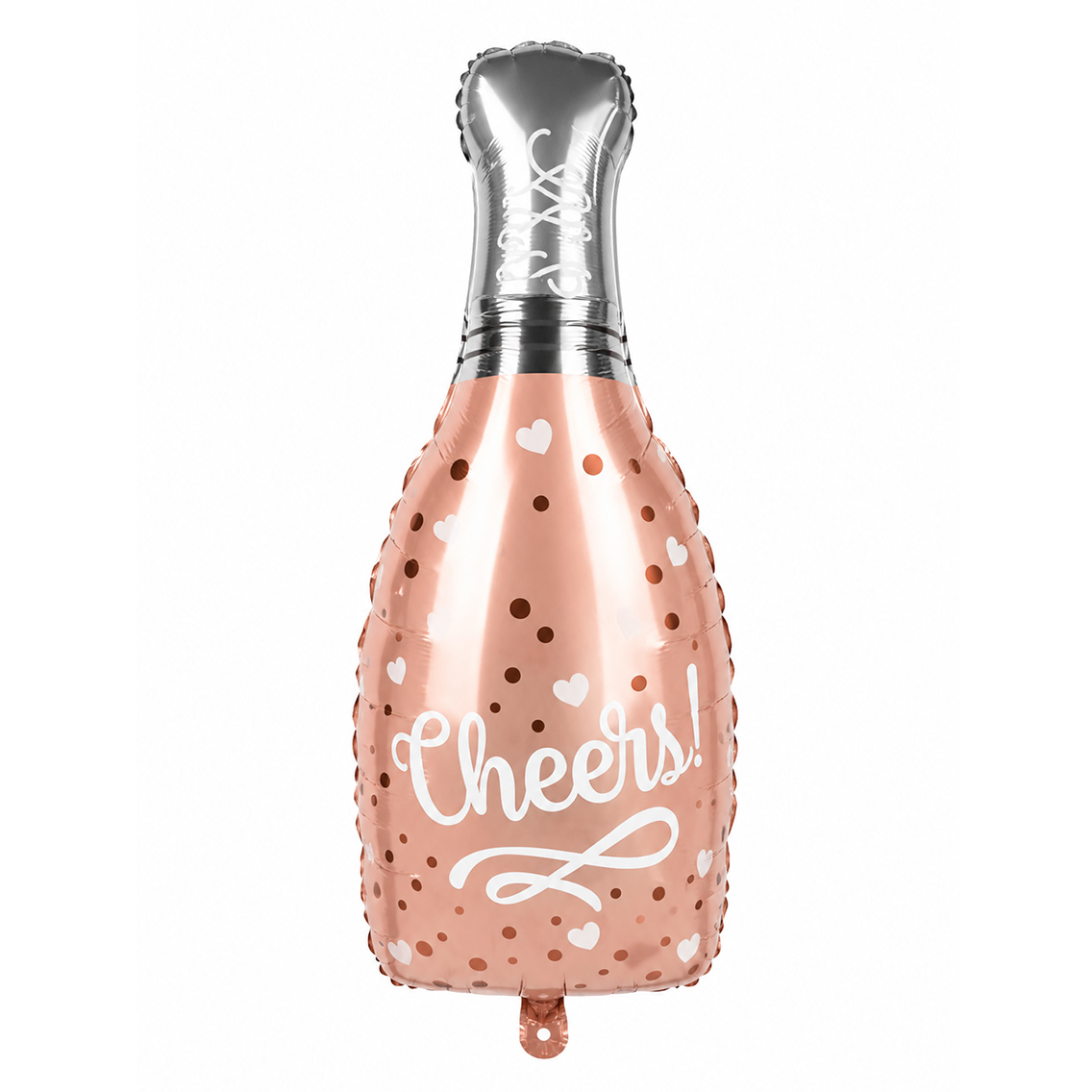 Şampanya Şişe Cheers Rose Gold Folyo Balon