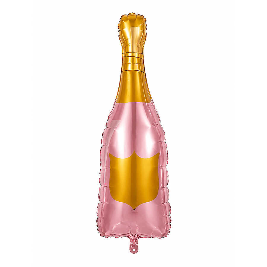 Şampanya Şise Rose Gold Marker Folyo Balon