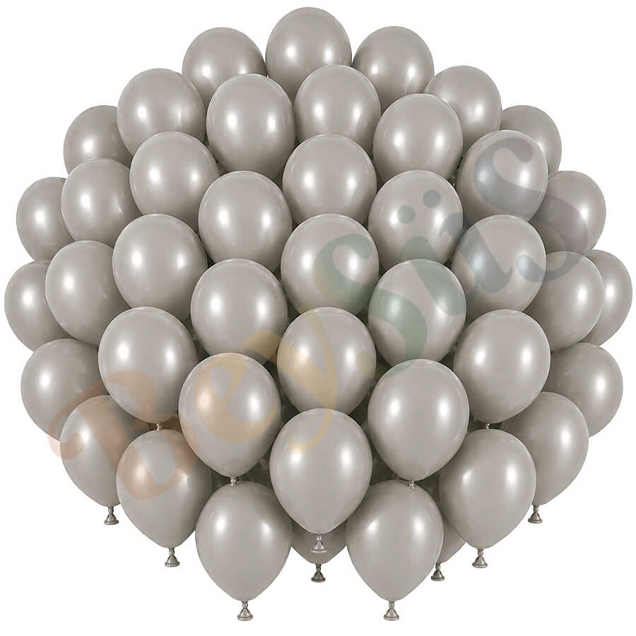 Taş Renk Lateks Retro Balon (30 cm) - 50 Adet