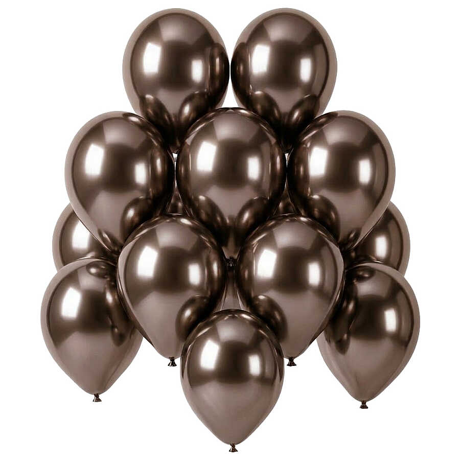 Truffle Renk Lateks krom Balon (30 cm) - 12 Adet