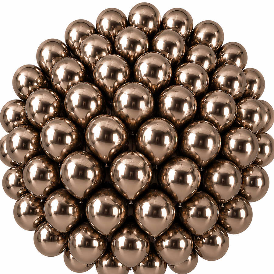 Truffle Renk Lateks krom Balon (30 cm) - 50 Adet